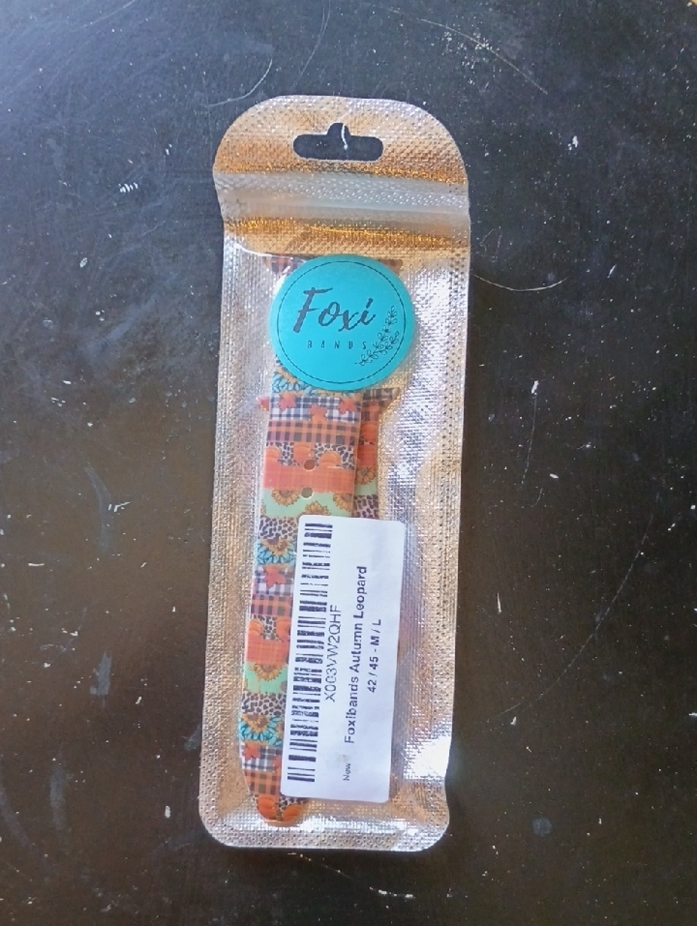Colorful Autumn Pattern Fitbit versa 1/2 Watch Band - Picture 4 of 4